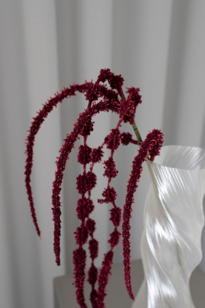 Artificial Amaranthus | 6 grene, Red